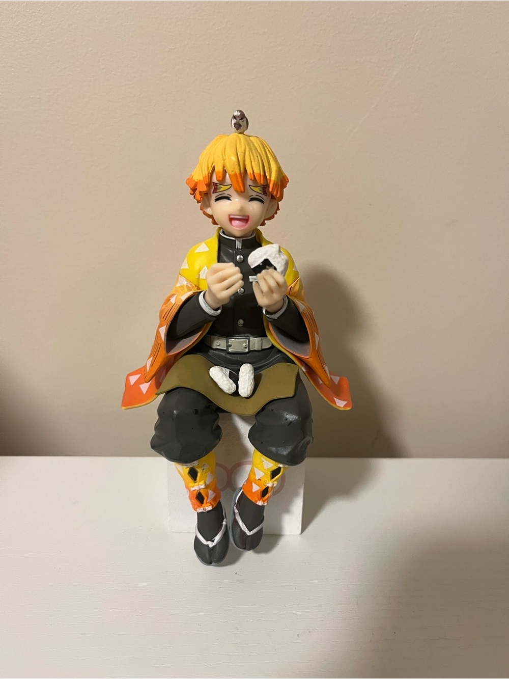Yellow & Orange Anime Character Figure - Kids Toy